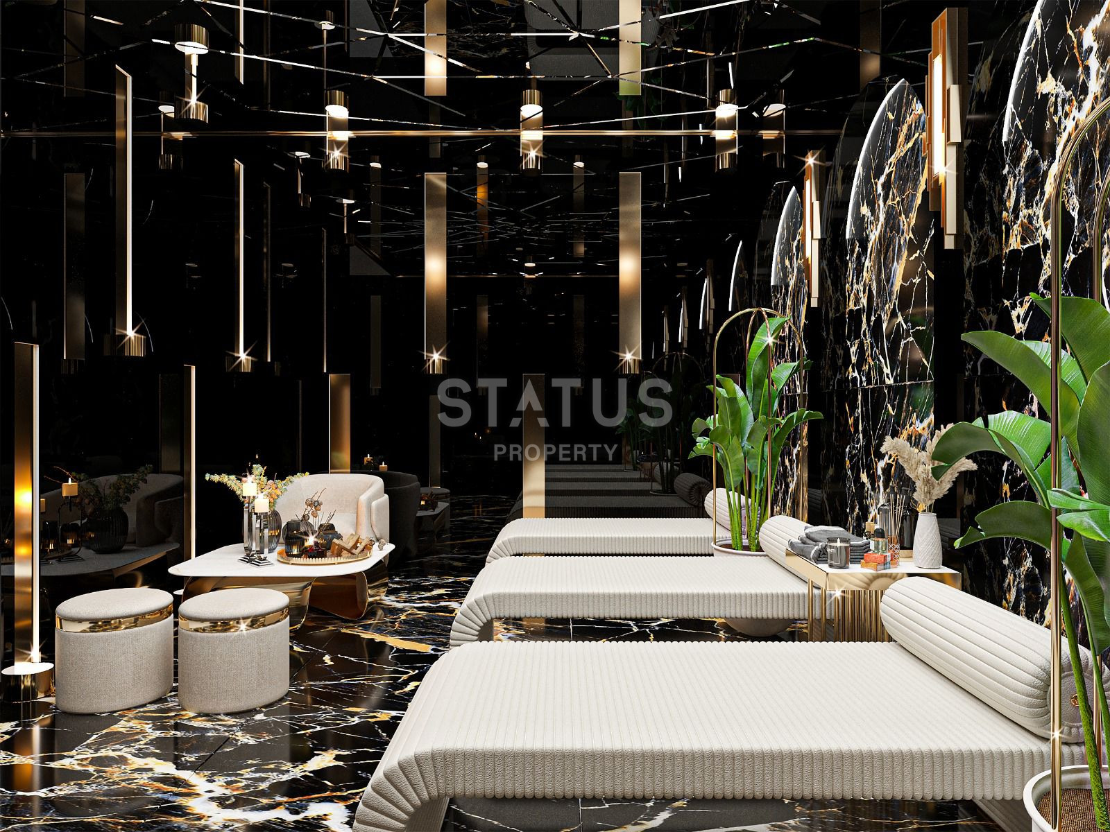 Трехкомнатная квартира у моря в строящейся резиденции, в центре Аланьи, 74 м2 фото 34