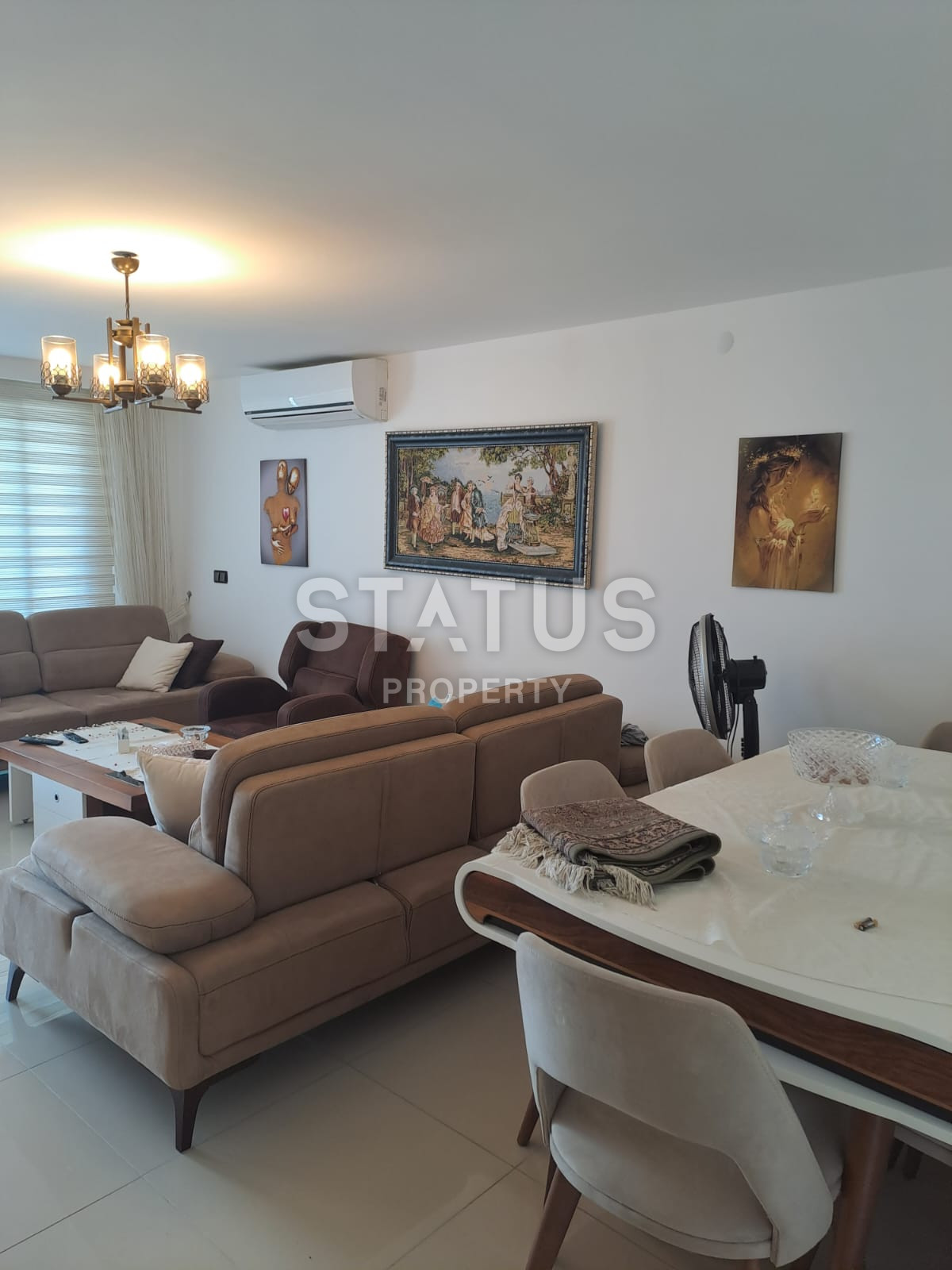 Beautiful penthouse in a cozy family complex in Kestel. 250m2 фото 3