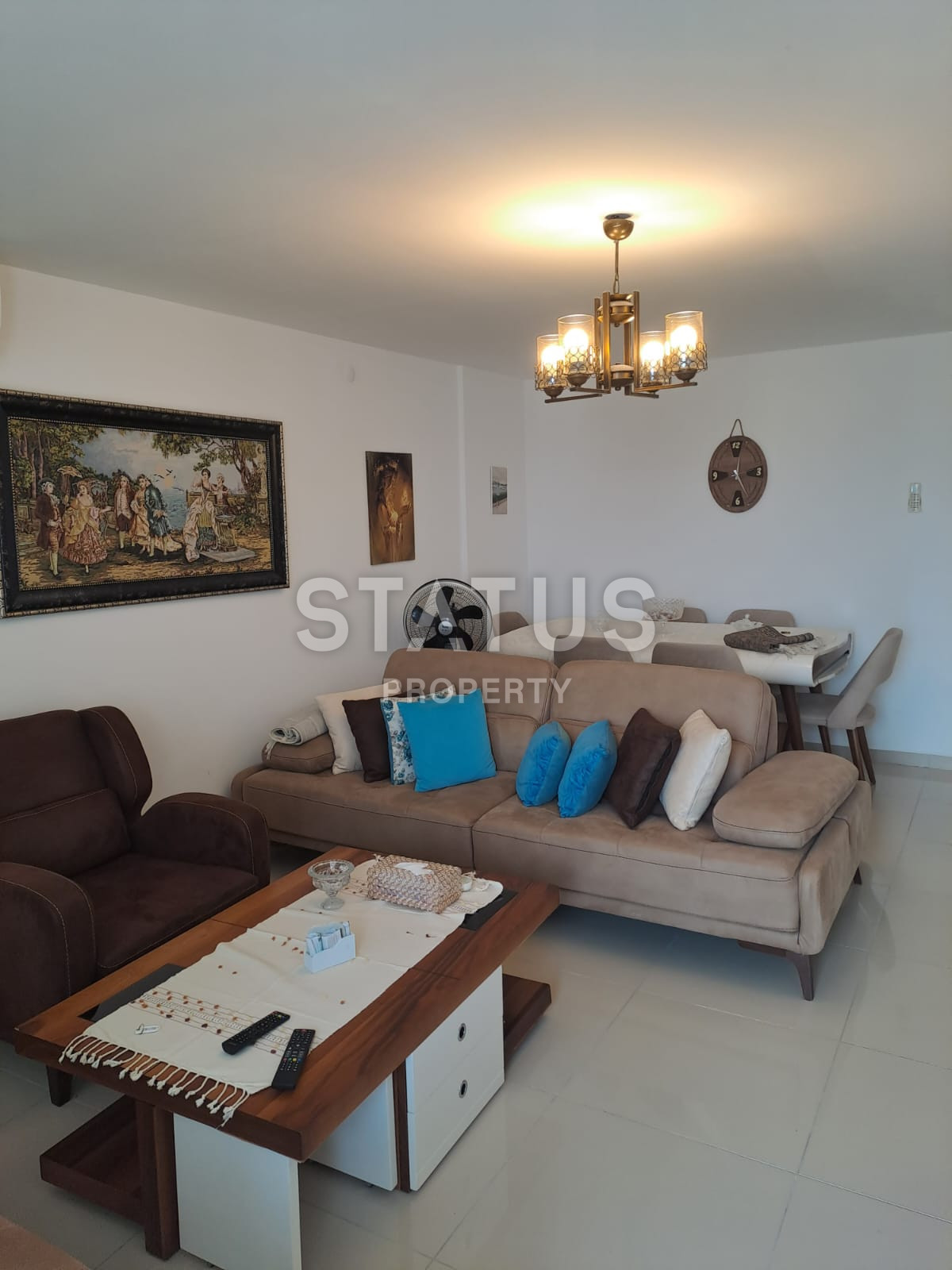 Beautiful penthouse in a cozy family complex in Kestel. 250m2 фото 4