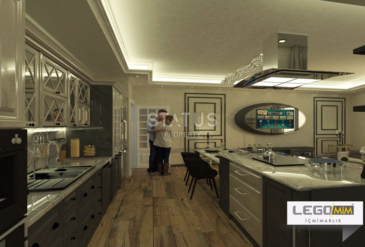 Дуплекс 3+1 в самом центре Аланьи с возможностью получения турецкого гражданства. 190,4м2 фото 3