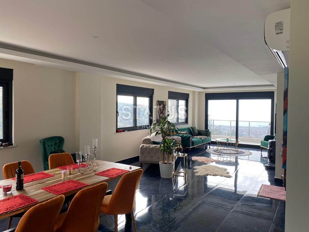 Шикарный пентхаус с видом на море в предгорье в районе Тепе. 225м2 фото 5