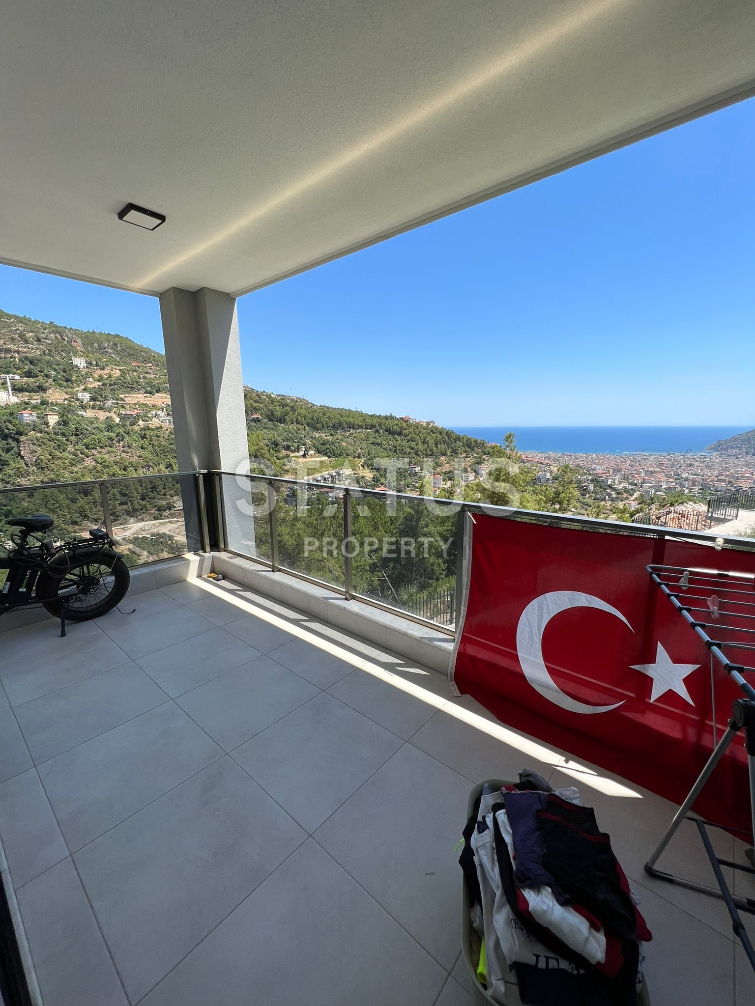 Шикарный пентхаус с видом на море в предгорье в районе Тепе. 225м2 фото 9