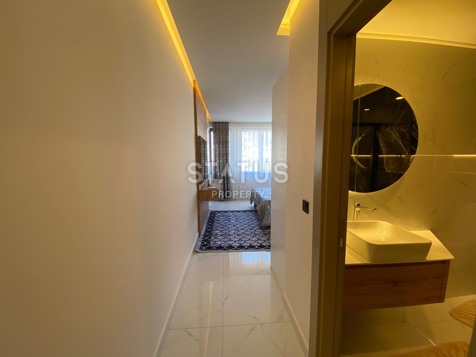 Реновированная красивая просторная квартира в центре Аланьи в 500м от пляжа Клеопатры. 130м2 фото 3