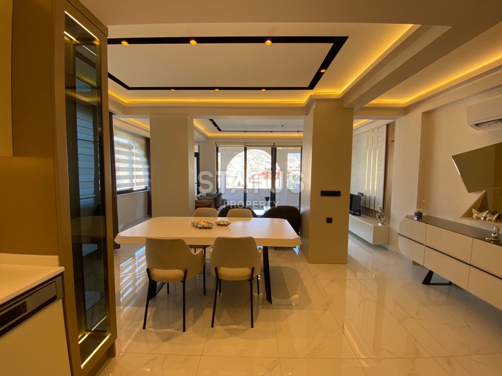 Реновированная красивая просторная квартира в центре Аланьи в 500м от пляжа Клеопатры. 130м2 фото 4