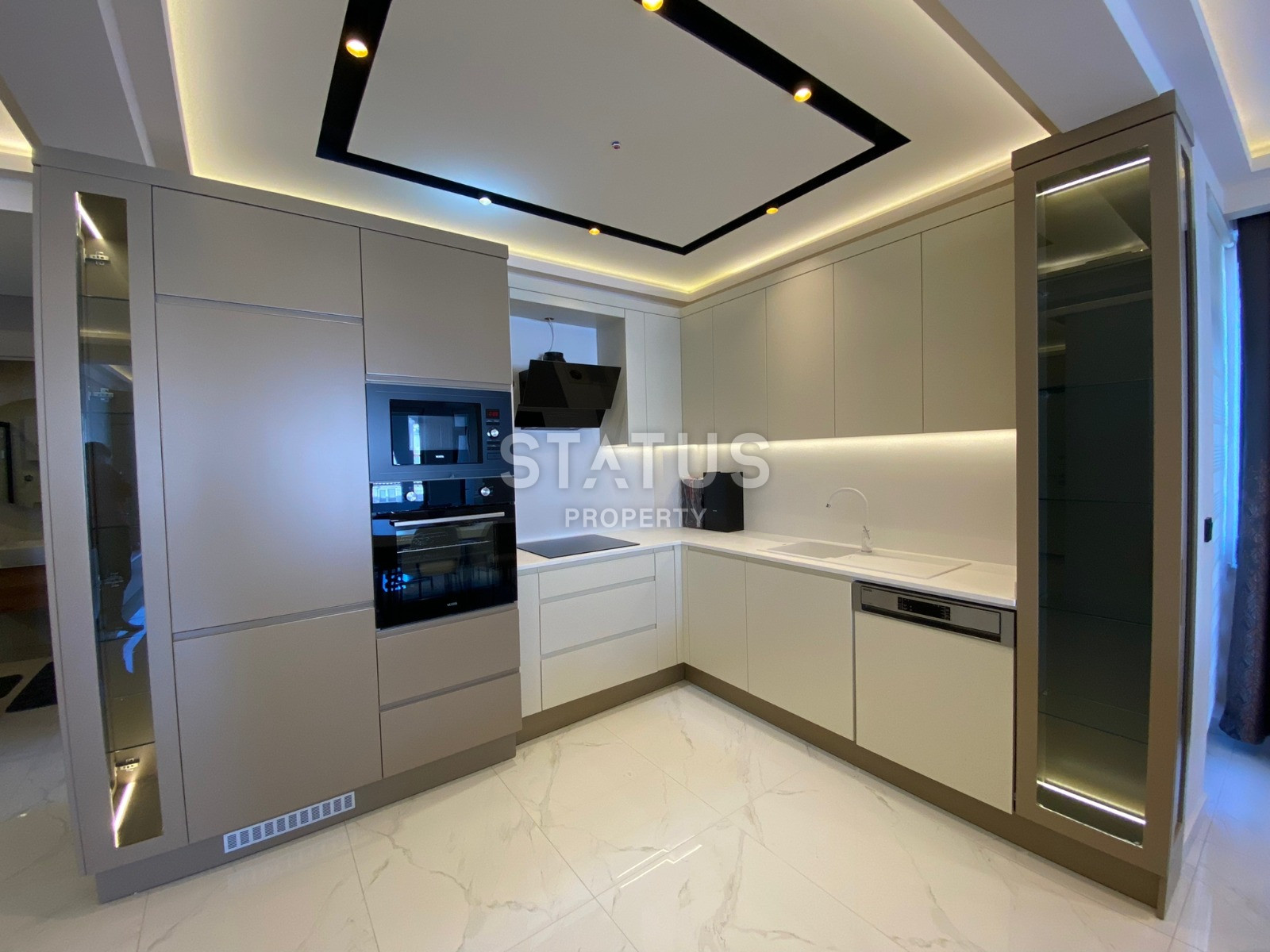 Реновированная красивая просторная квартира в центре Аланьи в 500м от пляжа Клеопатры. 130м2 фото 5