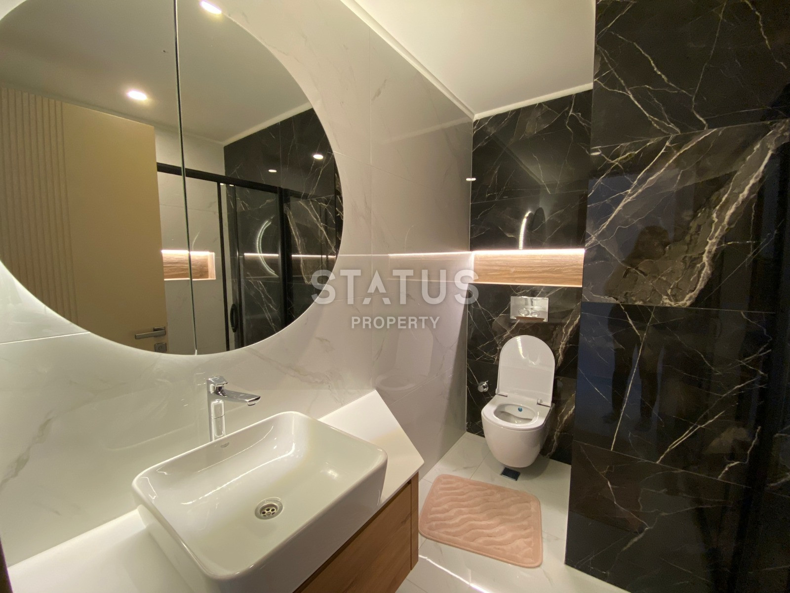 Реновированная красивая просторная квартира в центре Аланьи в 500м от пляжа Клеопатры. 130м2 фото 10