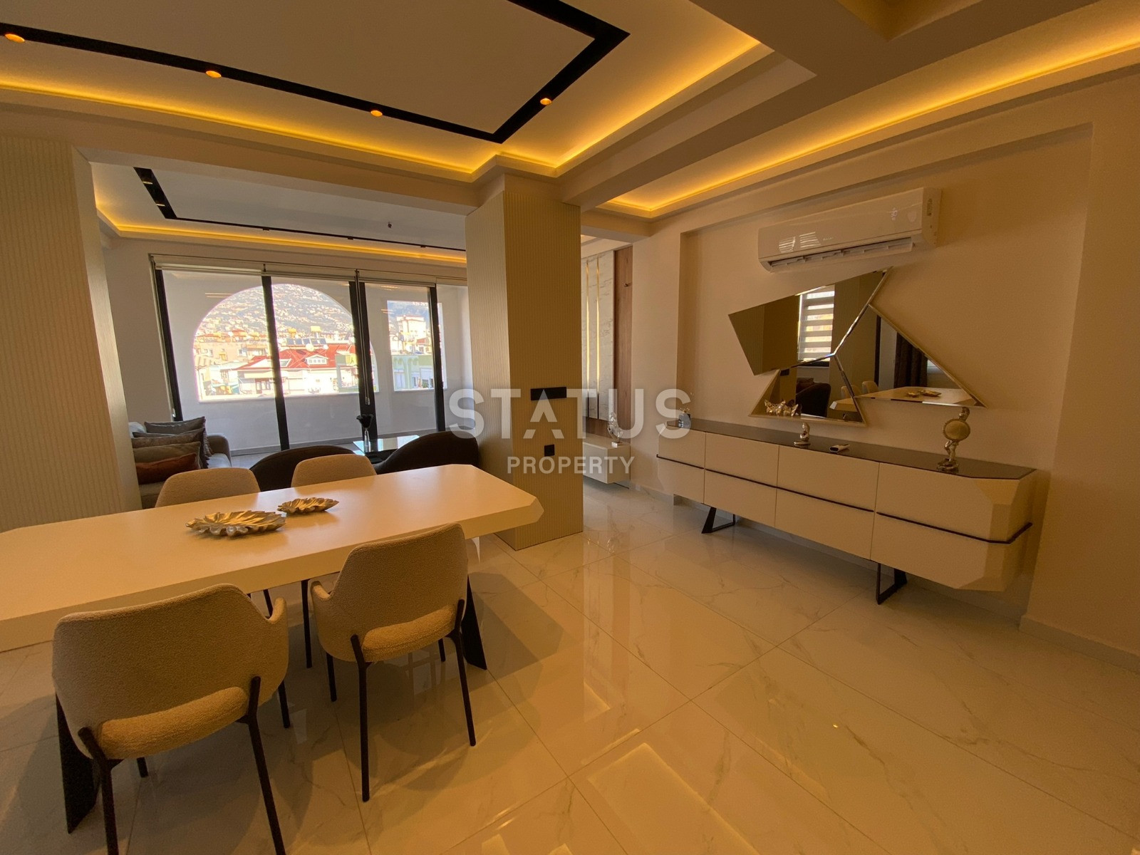 Реновированная красивая просторная квартира в центре Аланьи в 500м от пляжа Клеопатры. 130м2 фото 14