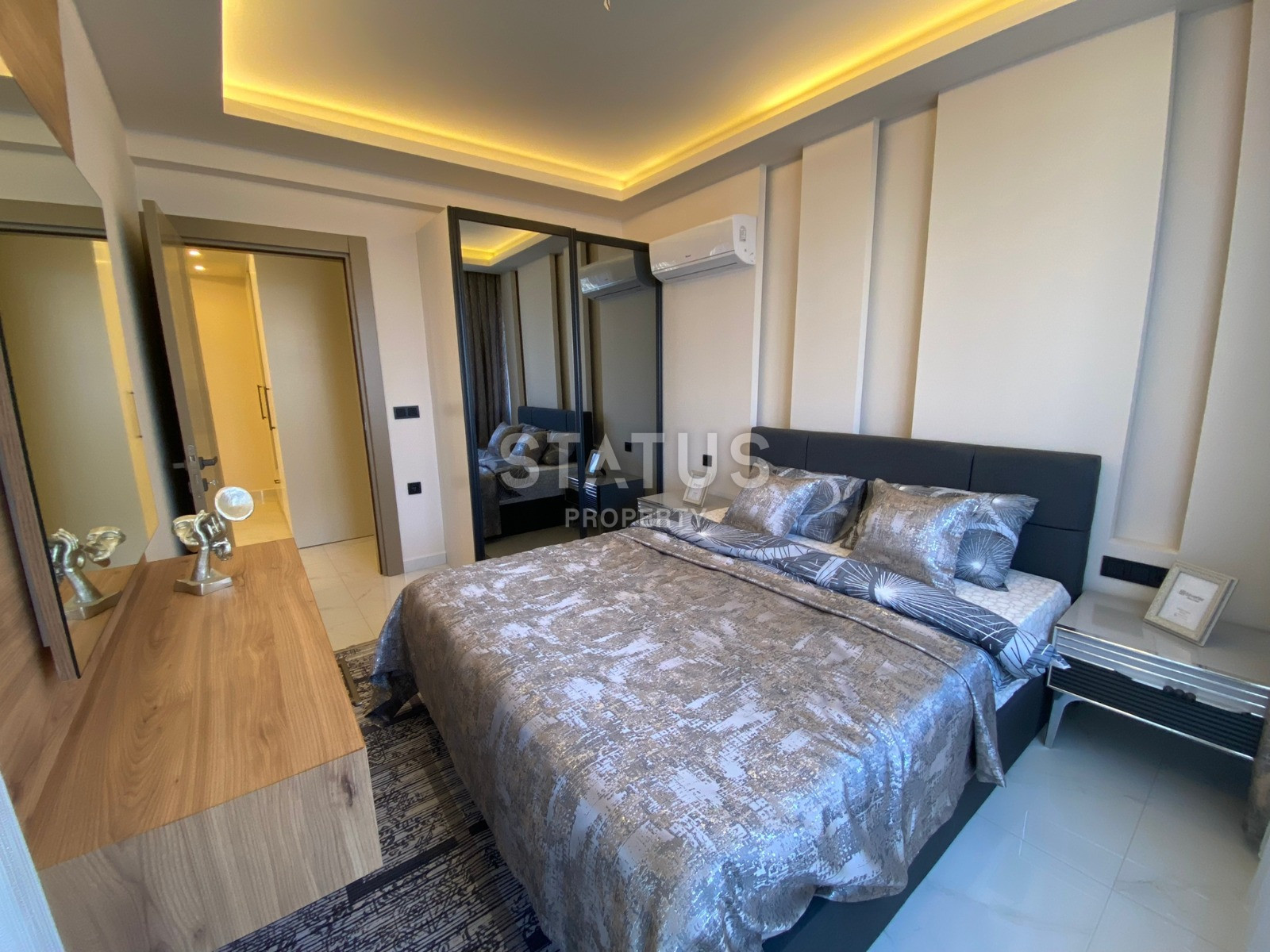 Реновированная красивая просторная квартира в центре Аланьи в 500м от пляжа Клеопатры. 130м2 фото 26