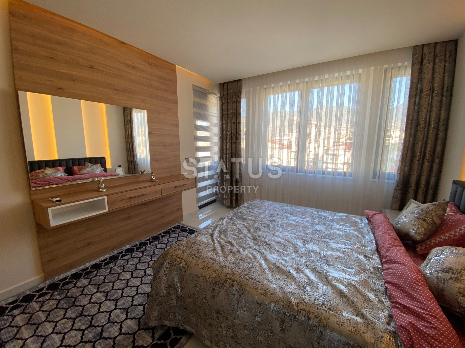 Реновированная красивая просторная квартира в центре Аланьи в 500м от пляжа Клеопатры. 130м2 фото 27