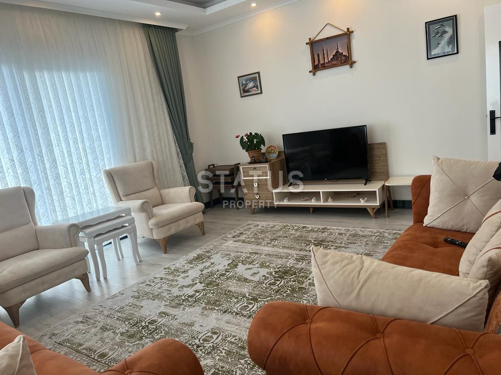 Четырёхкомнатная квартира с видом на море и город в районе Чиплаклы г. Аланья. 150м2 фото 3