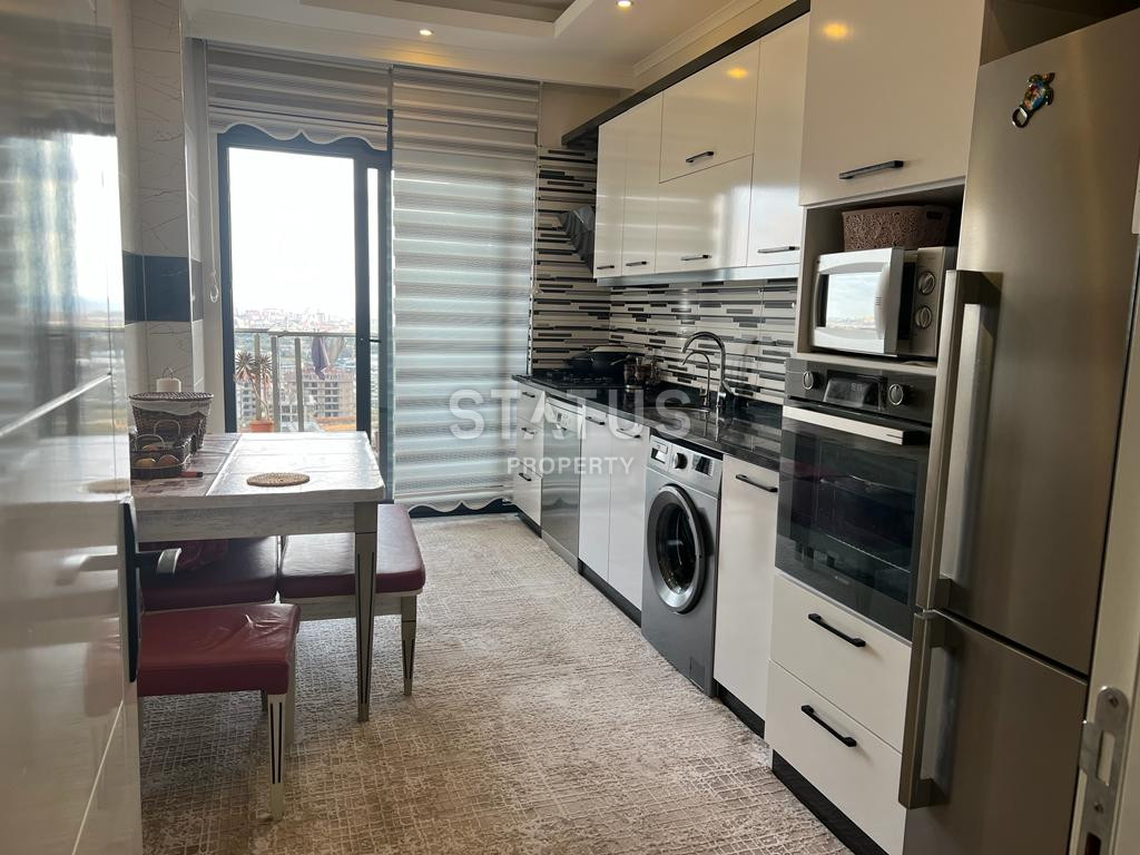 Четырёхкомнатная квартира с видом на море и город в районе Чиплаклы г. Аланья. 150м2 фото 4