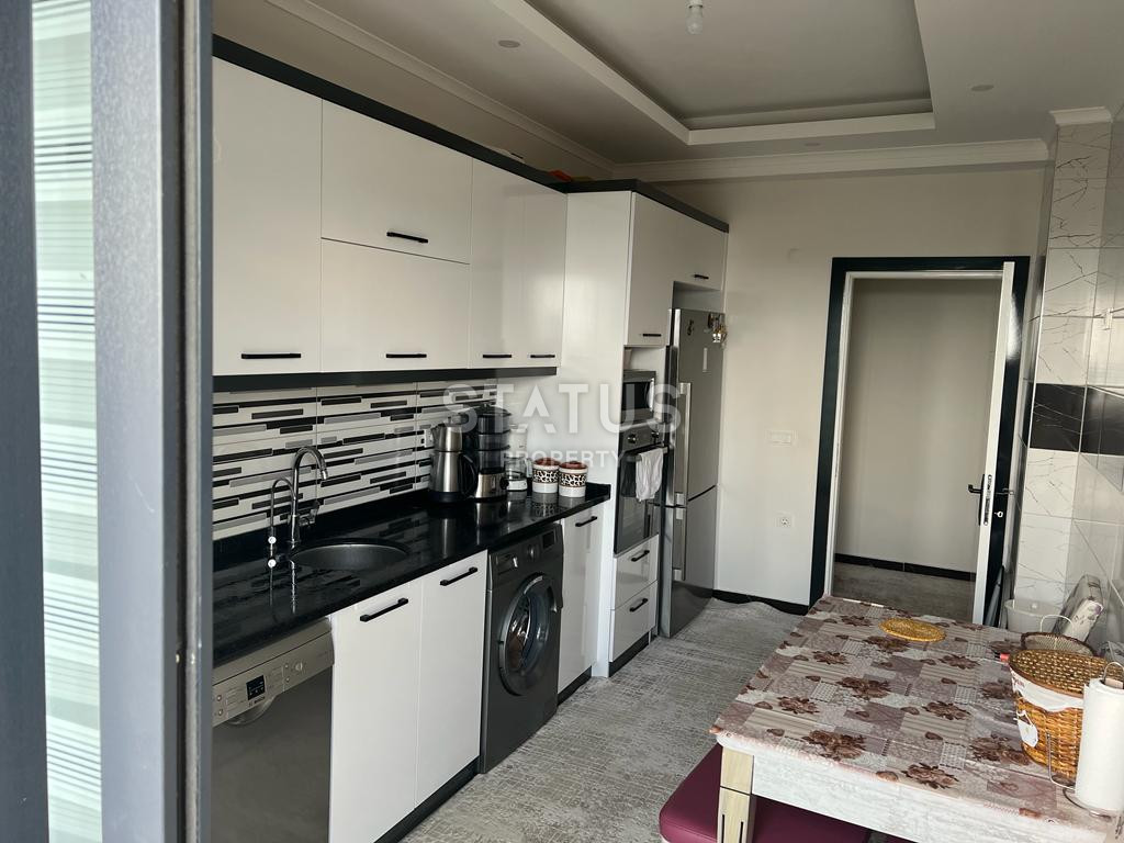 Четырёхкомнатная квартира с видом на море и город в районе Чиплаклы г. Аланья. 150м2 фото 9