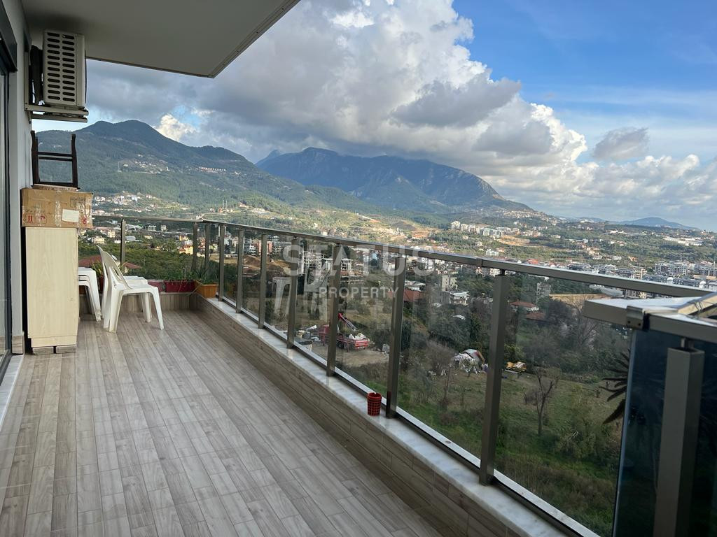 Четырёхкомнатная квартира с видом на море и город в районе Чиплаклы г. Аланья. 150м2 фото 16