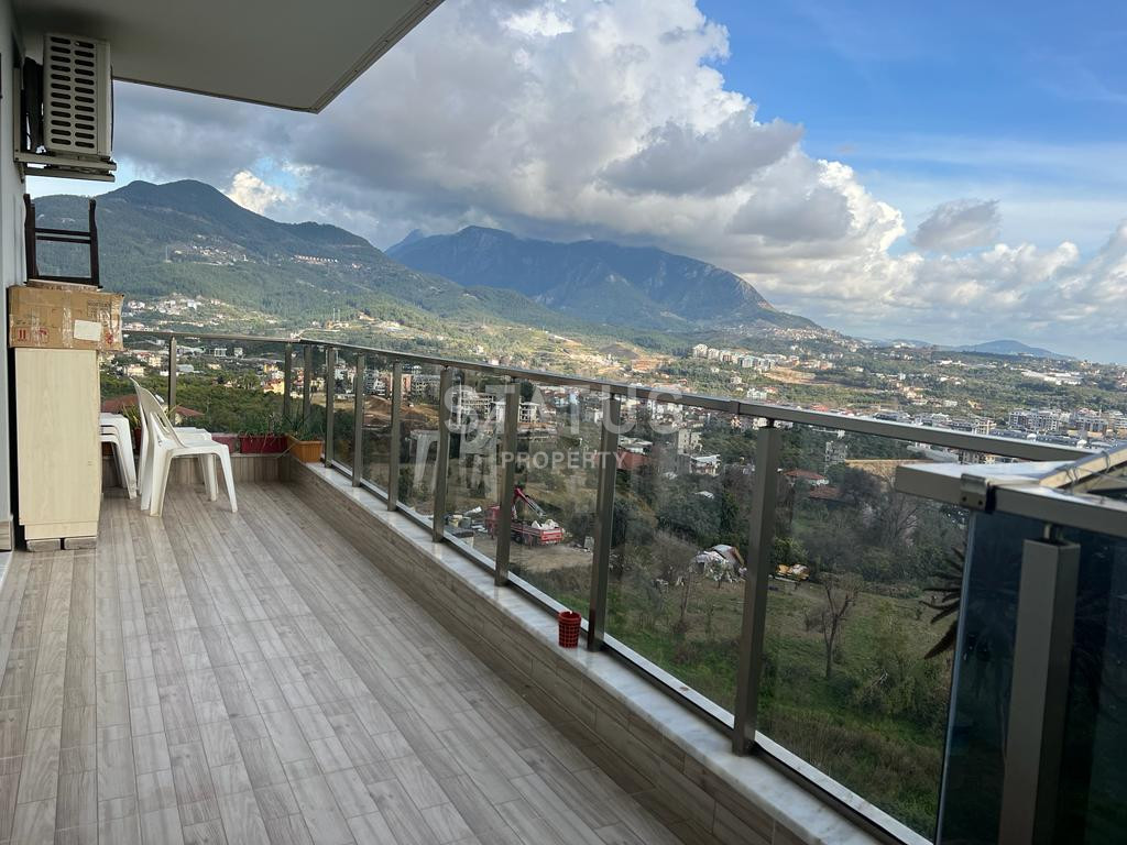 Четырёхкомнатная квартира с видом на море и город в районе Чиплаклы г. Аланья. 150м2 фото 17