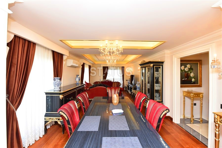 Роскошный пентхаус 4+1 с мебелью в комплексе люкс класса в районе Оба в 150м от пляжа. 271 м2 фото 4