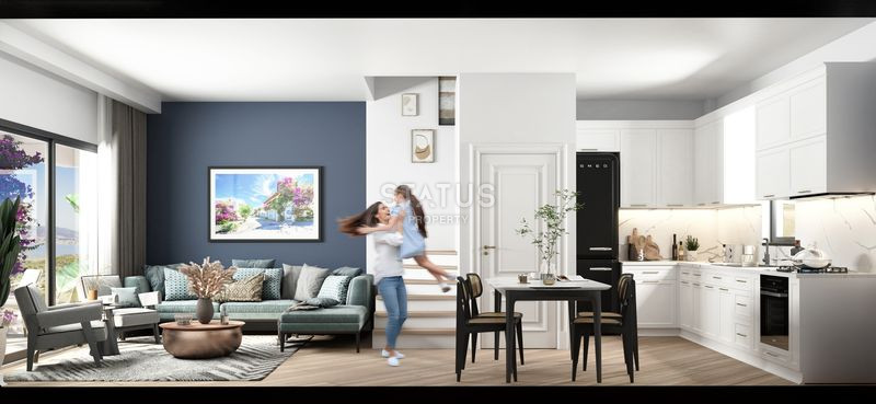 A large-scale complex of villas in one of the most picturesque places in Bodrum, 94 m2 фото 18