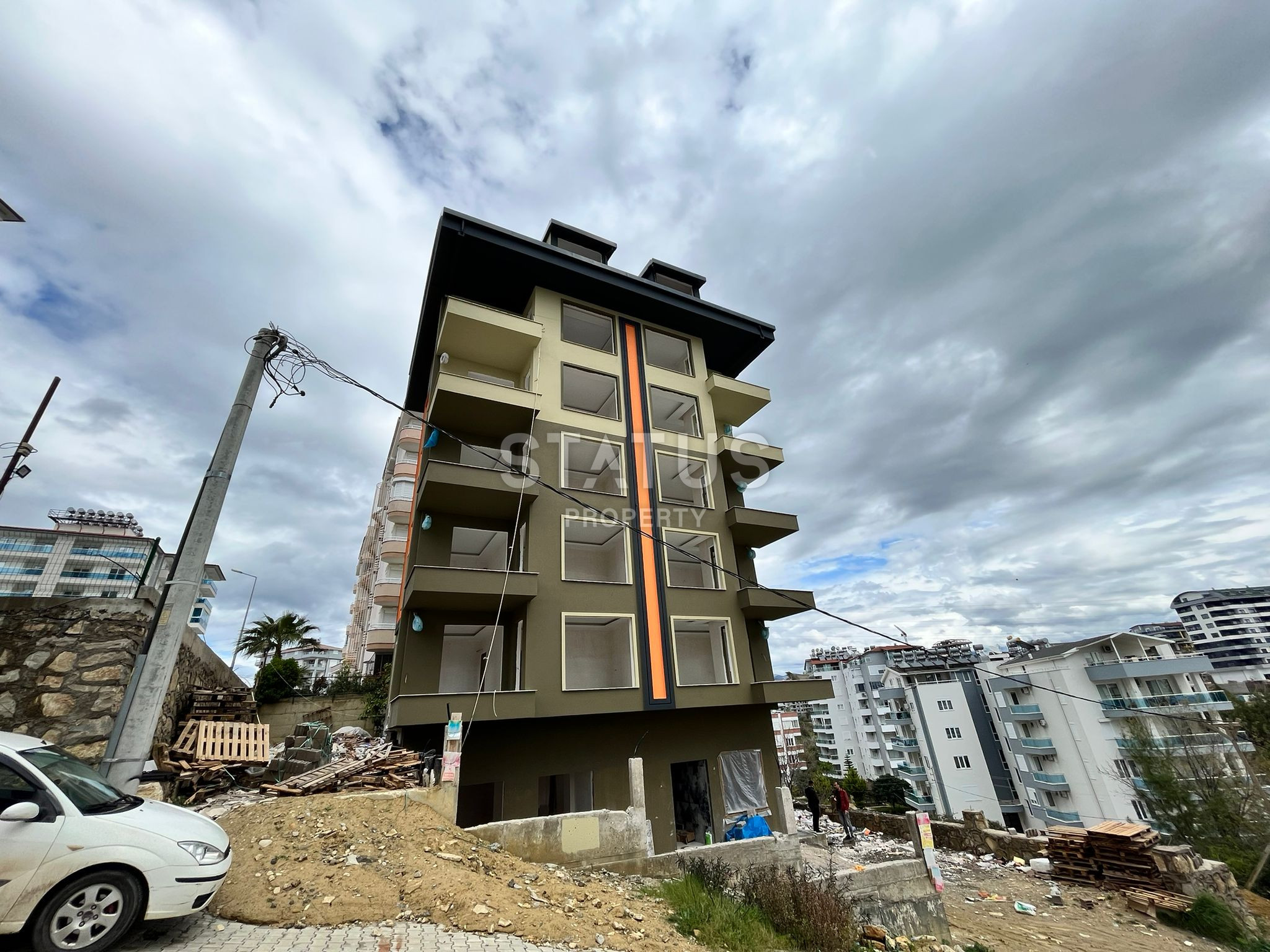 Two spacious apartments with sea views in the popular area of Avsallar. 65m2 - 110m2 фото 5