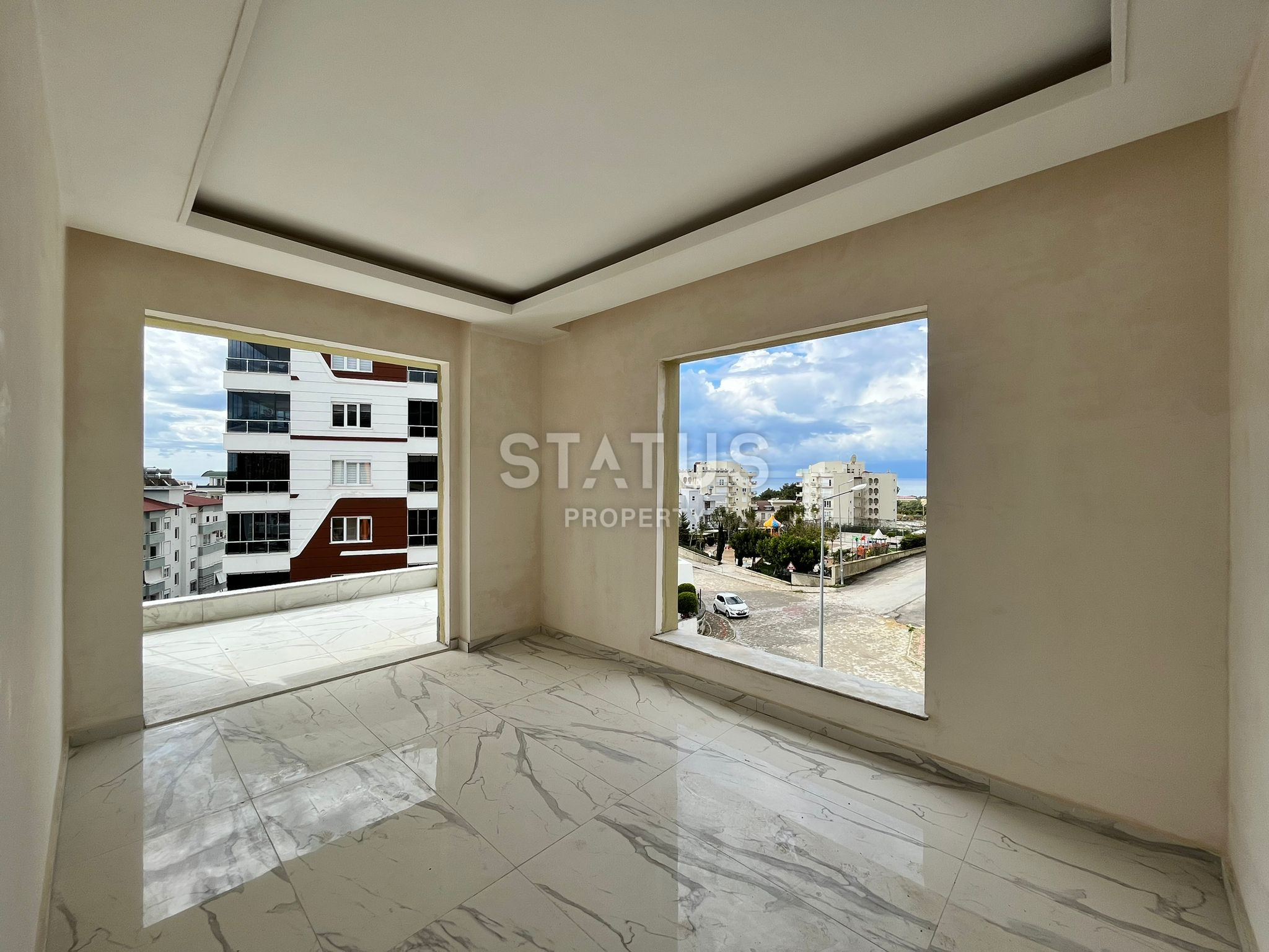 Two spacious apartments with sea views in the popular area of Avsallar. 65m2 - 110m2 фото 8