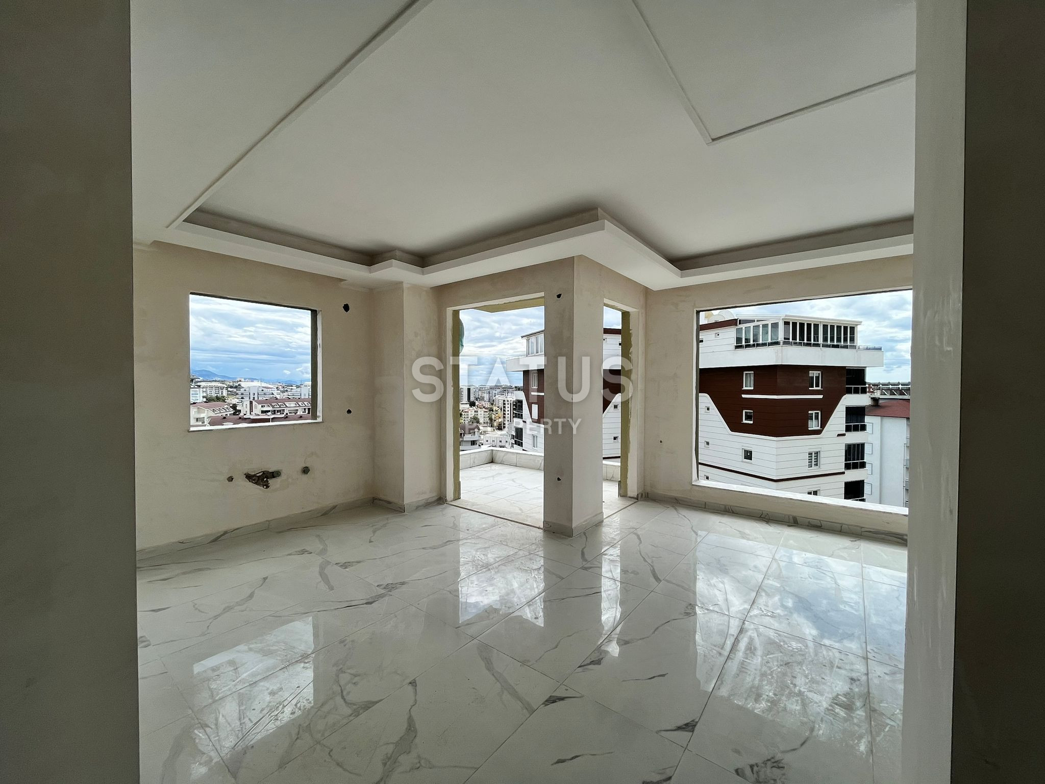 Two spacious apartments with sea views in the popular area of Avsallar. 65m2 - 110m2 фото 11