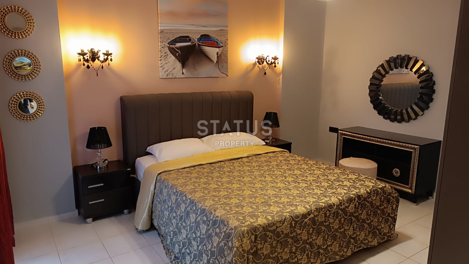 Трёхкомнатная меблированная квартира с видом на море всего в 300м от него в открытом районе Тосмур. 125м2 фото 5