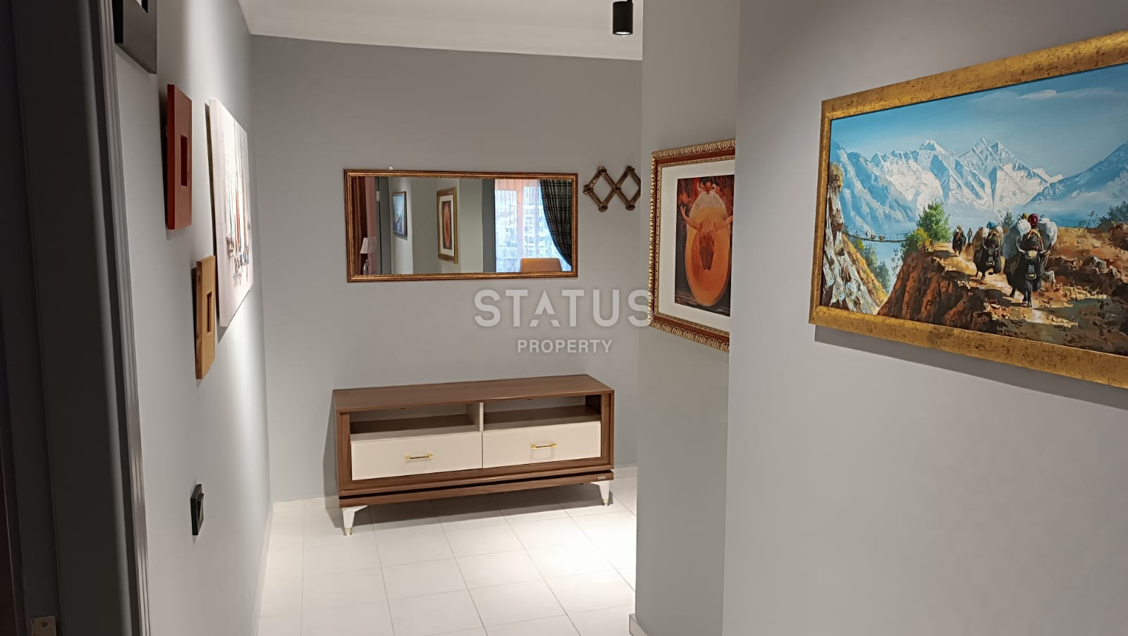 Трёхкомнатная меблированная квартира с видом на море всего в 300м от него в открытом районе Тосмур. 125м2 фото 7