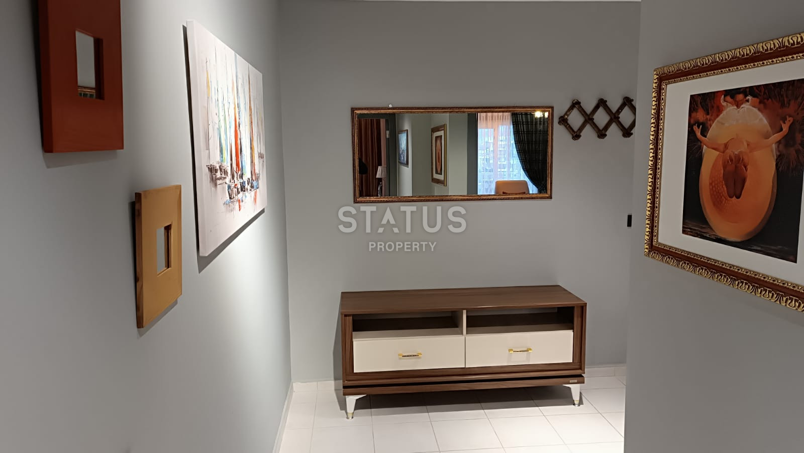 Трёхкомнатная меблированная квартира с видом на море всего в 300м от него в открытом районе Тосмур. 125м2 фото 14