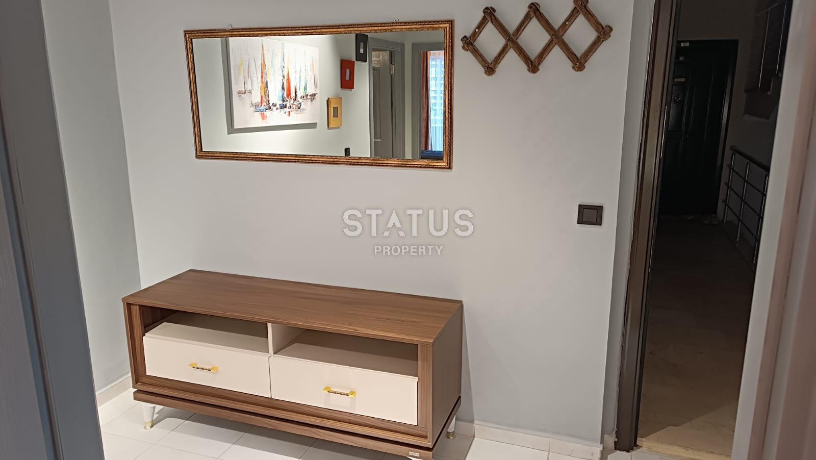 Трёхкомнатная меблированная квартира с видом на море всего в 300м от него в открытом районе Тосмур. 125м2 фото 15