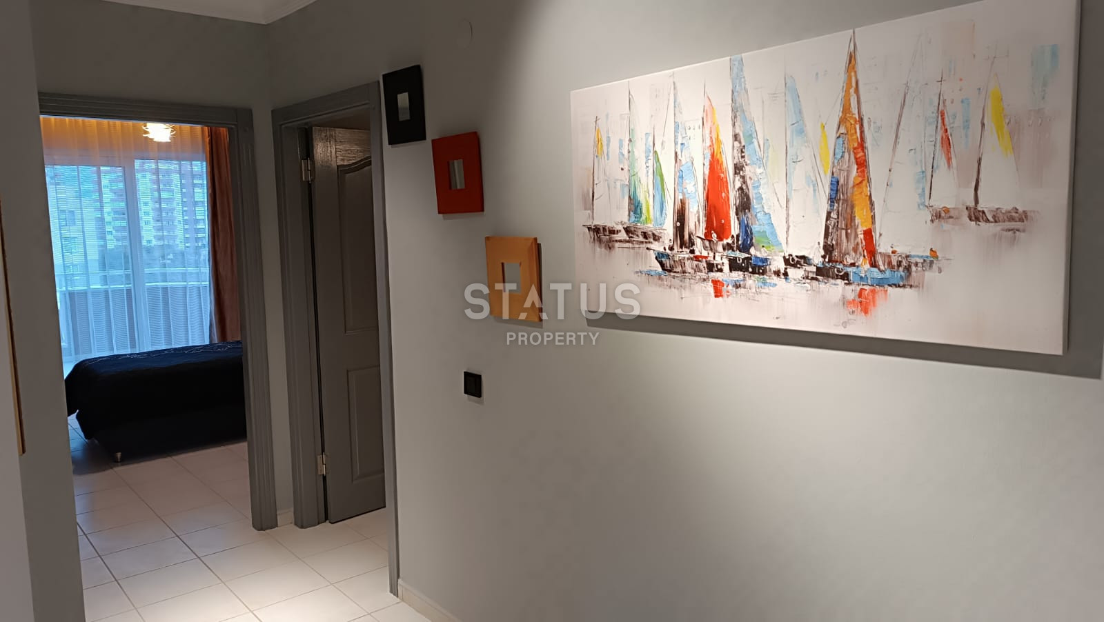 Трёхкомнатная меблированная квартира с видом на море всего в 300м от него в открытом районе Тосмур. 125м2 фото 16