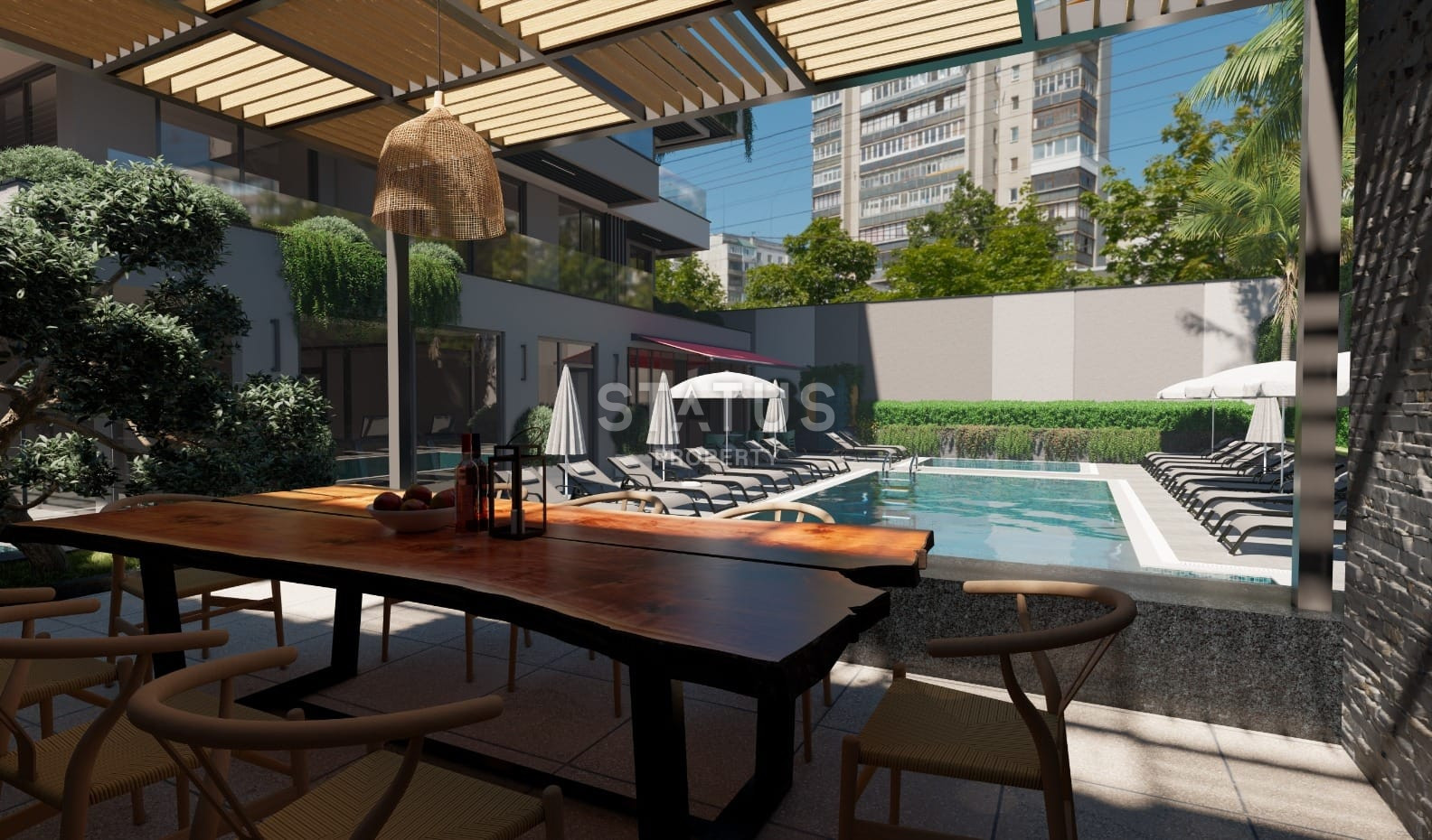 Эксклюзивный проект от инвестора на завершающей стадии строительства, в 150 метрах от пляжа Клеопатра, 60-65 м2 фото 7