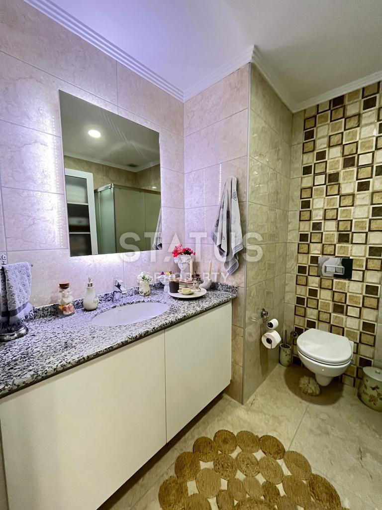 Меблированные апартаменты 3+1 в районе Оба с отдельной кухней, 150 м2 фото 14