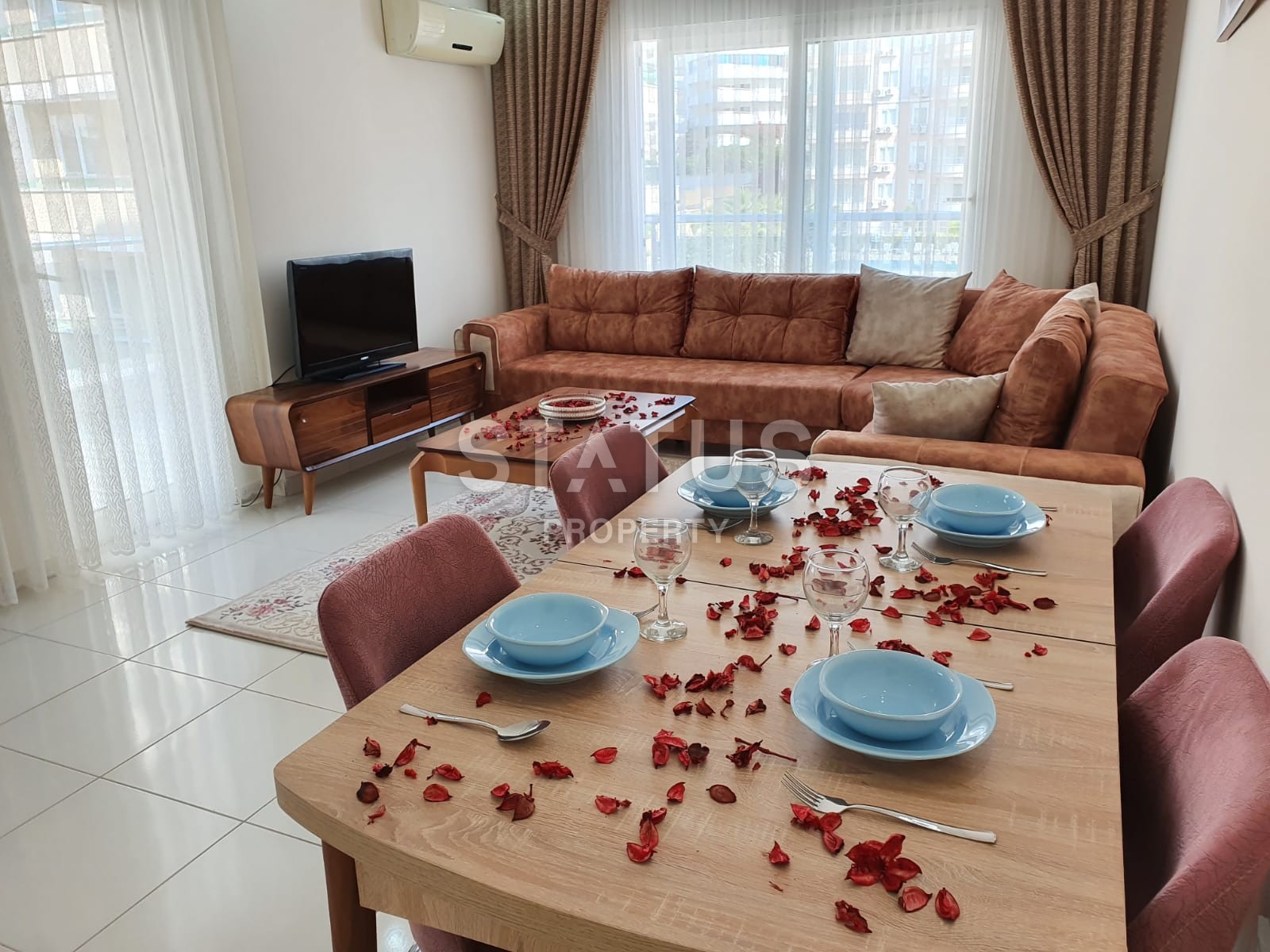 Двухкомнатная квартира с новой мебелью в Махмутларе, 78 м2 фото 6