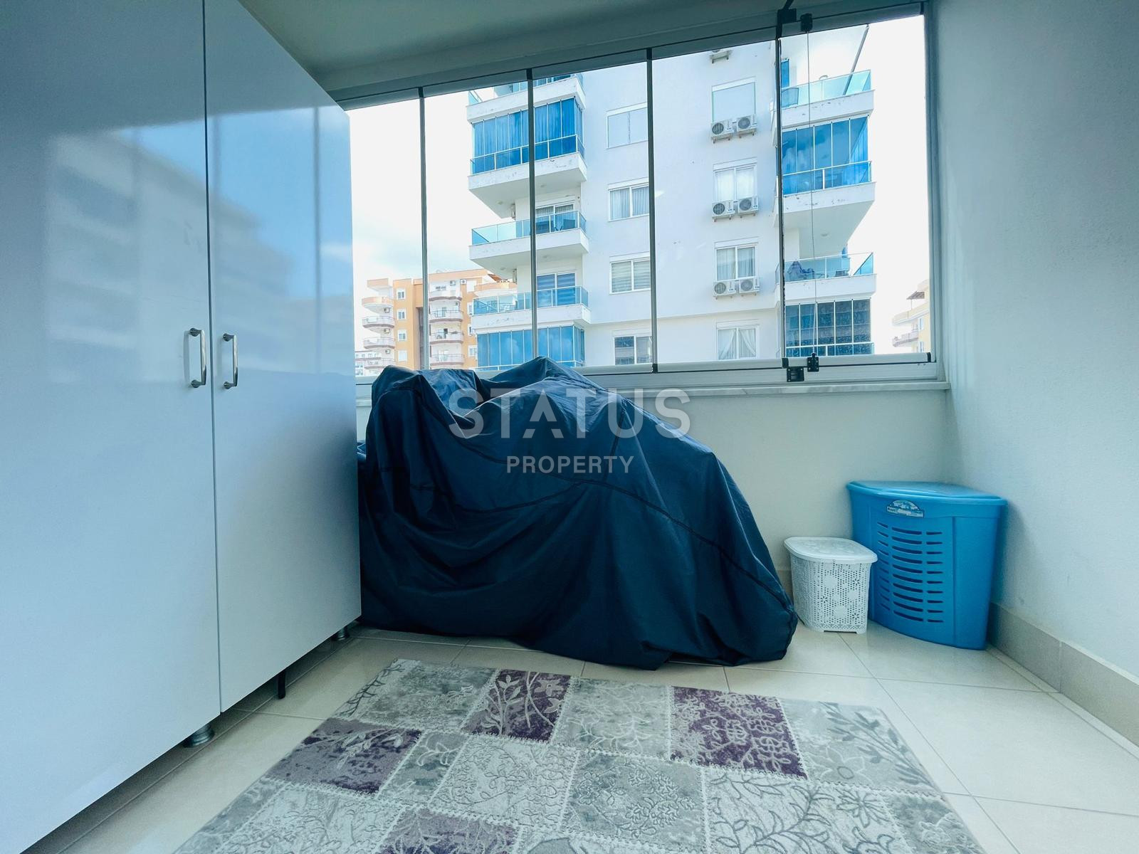 Трёхкомнатная квартира с частичным видом на море в самом центре района Махмутлар. 120м2 фото 12