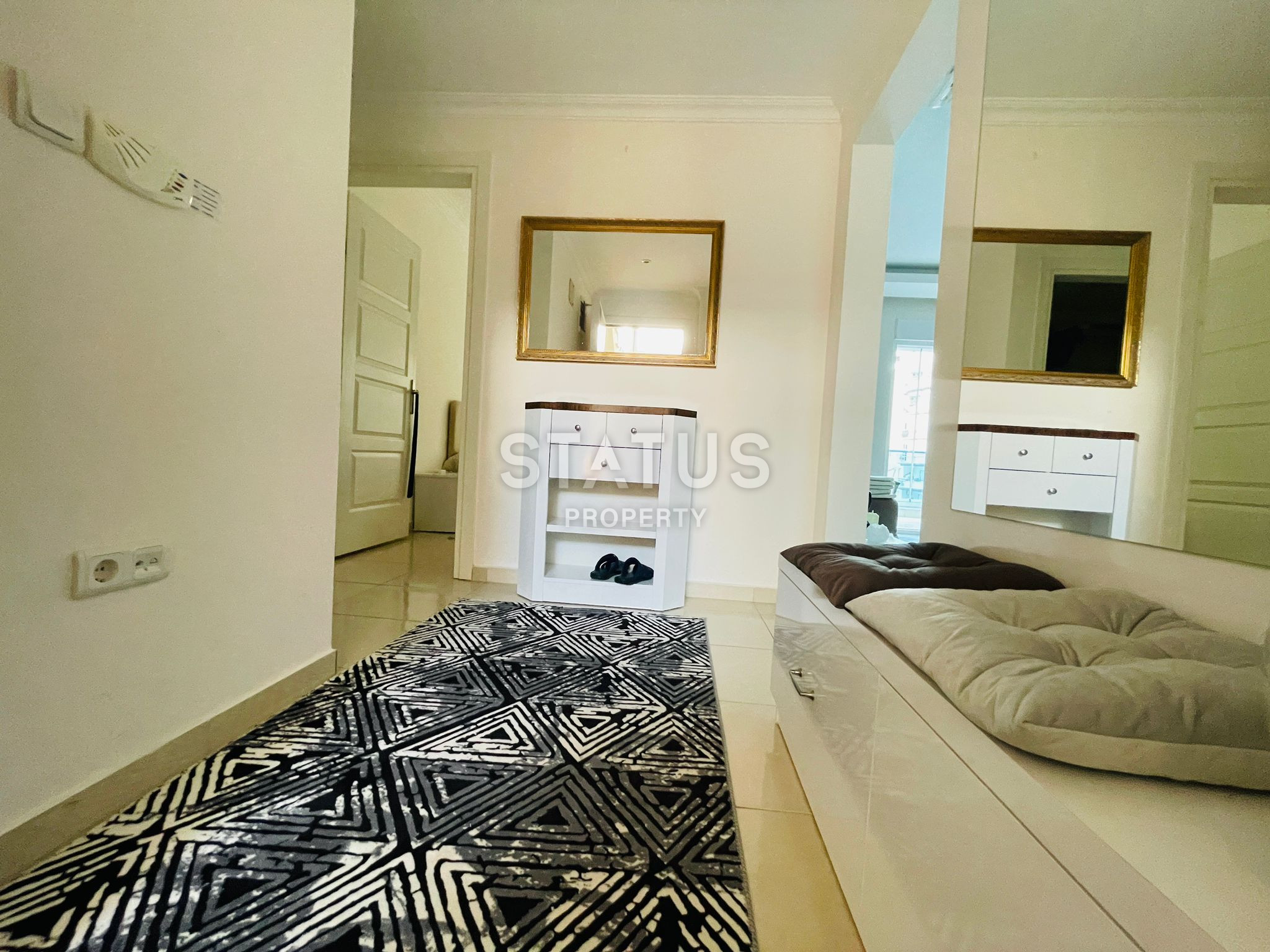 Трёхкомнатная квартира с частичным видом на море в самом центре района Махмутлар. 120м2 фото 18