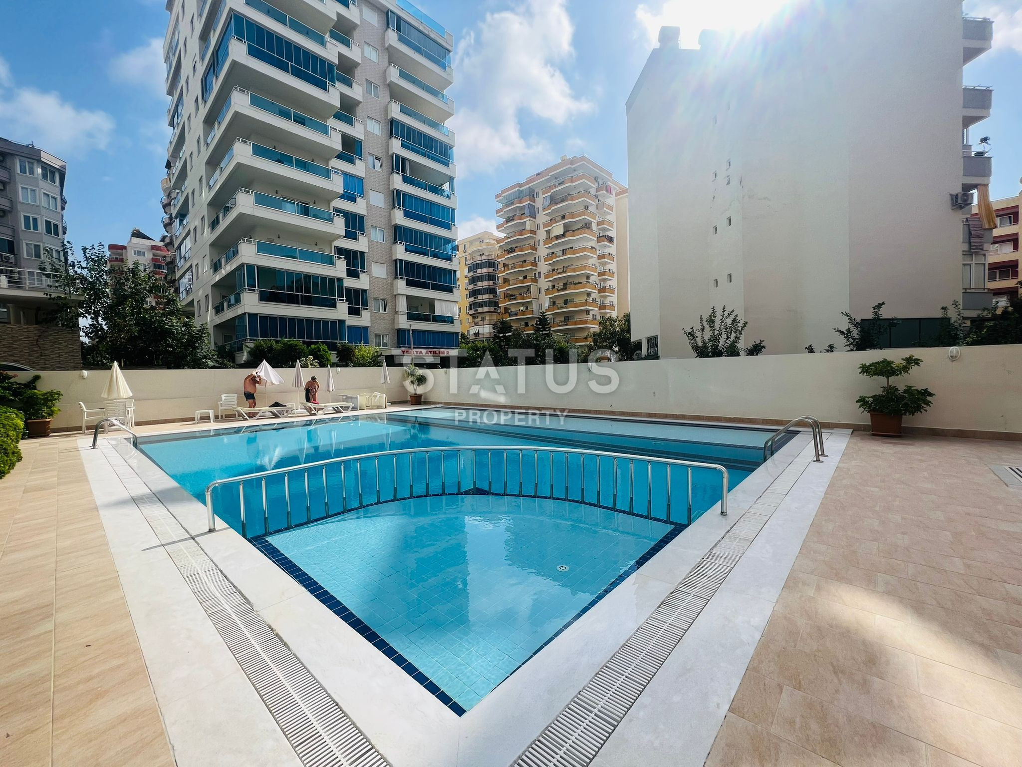 Трёхкомнатная квартира с частичным видом на море в самом центре района Махмутлар. 120м2 фото 27