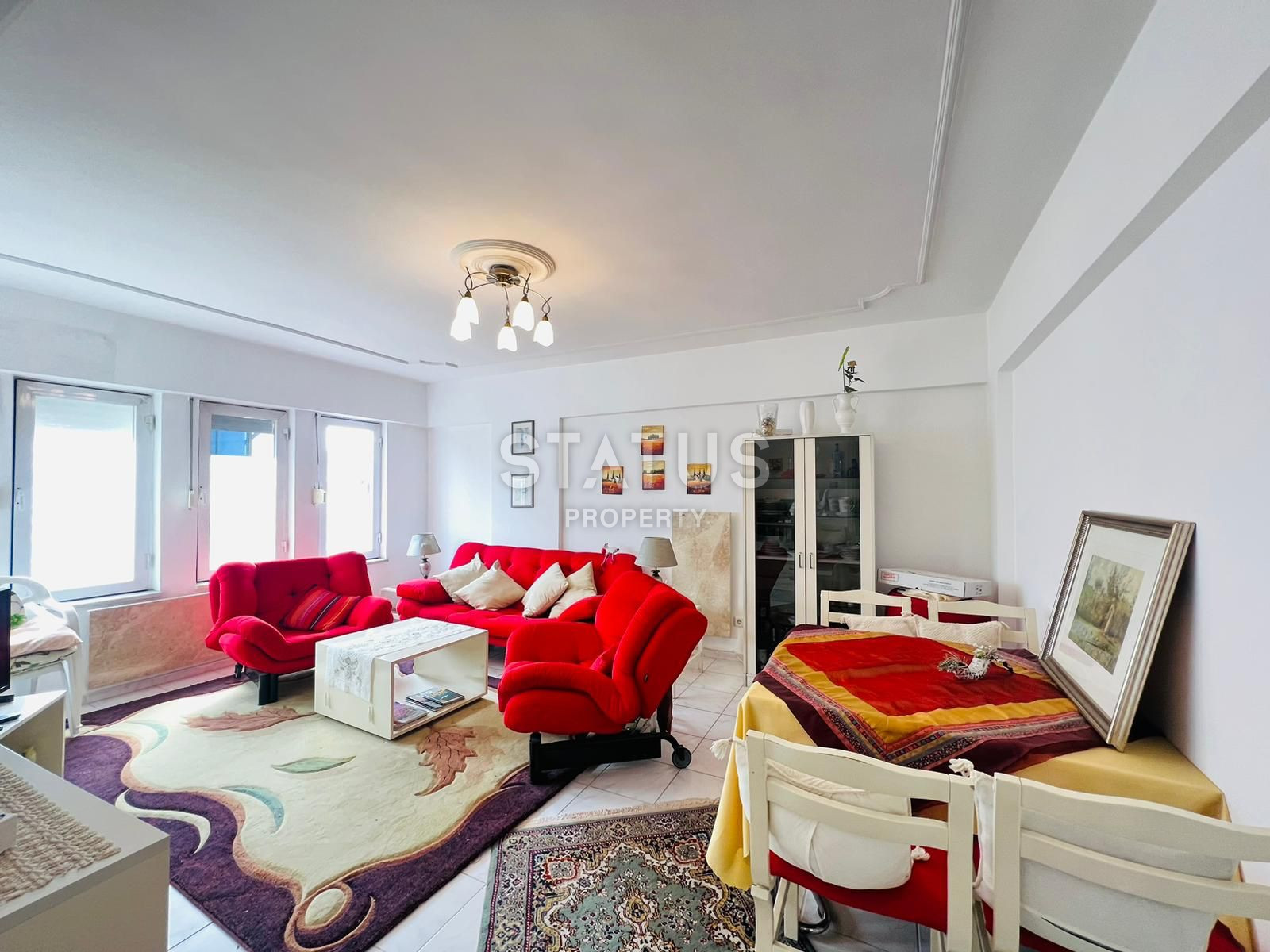 Двухкомнатная меблированная квартира в 300м от моря в центре Аланьи. 75м2 фото 3