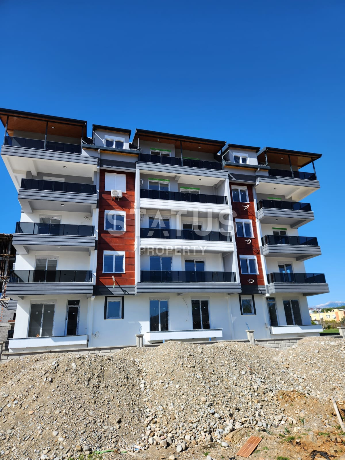 Новая двухкомнатная квартира в 600м от моря в Газипаша. 55м2 фото 2
