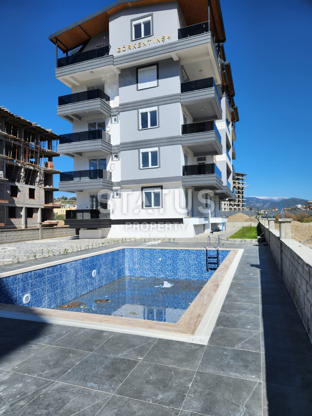 Новая двухкомнатная квартира в 600м от моря в Газипаша. 55м2 фото 8