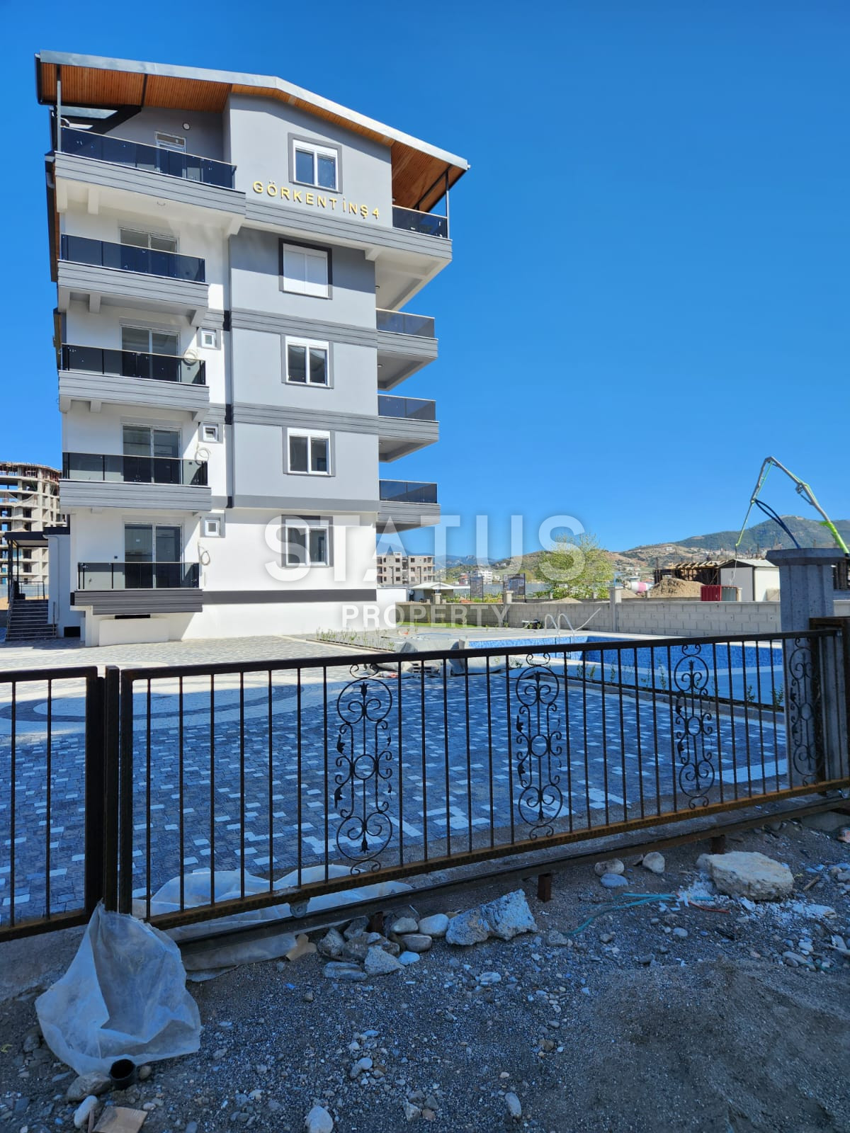 Новая двухкомнатная квартира в 600м от моря в Газипаша. 55м2 фото 13