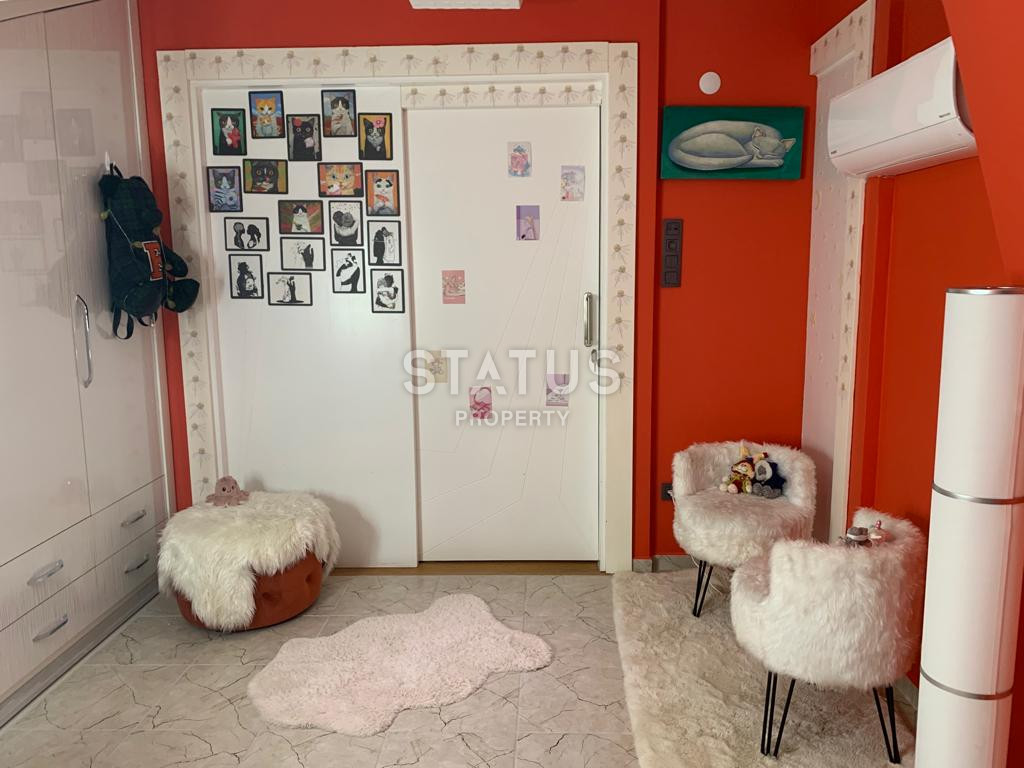 Дизайнерский дуплекс 5+1 с видом на море в спальном элитном районе Буюкхасбахче в центральной части Аланьи. 285м2 фото 25