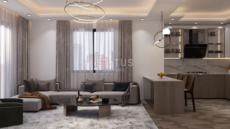 Жилой комплекс от надёжного застройщика в Мерсине в 300м от моря. 68м2 – 115м2 фото 5