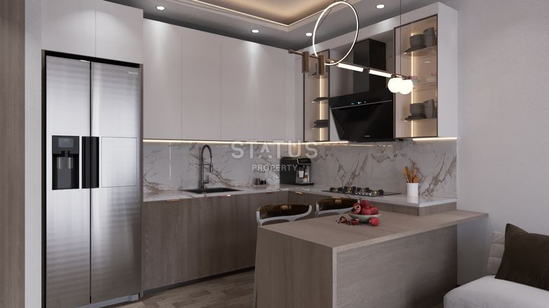 Жилой комплекс от надёжного застройщика в Мерсине в 300м от моря. 68м2 – 115м2 фото 6