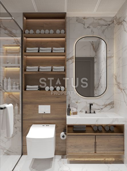 Жилой комплекс от надёжного застройщика в Мерсине в 300м от моря. 68м2 – 115м2 фото 10