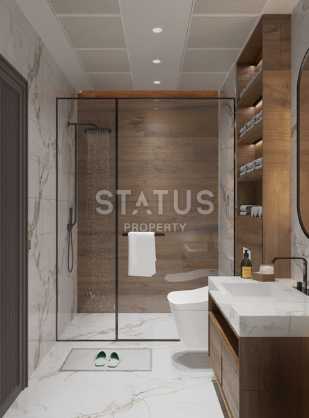 Жилой комплекс от надёжного застройщика в Мерсине в 300м от моря. 68м2 – 115м2 фото 12