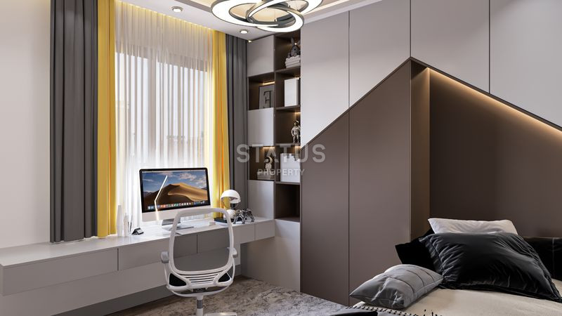 Жилой комплекс от надёжного застройщика в Мерсине в 300м от моря. 68м2 – 115м2 фото 16