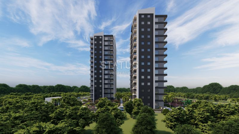 Жилой комплекс от надёжного застройщика в Мерсине в 300м от моря. 68м2 – 115м2 фото 17