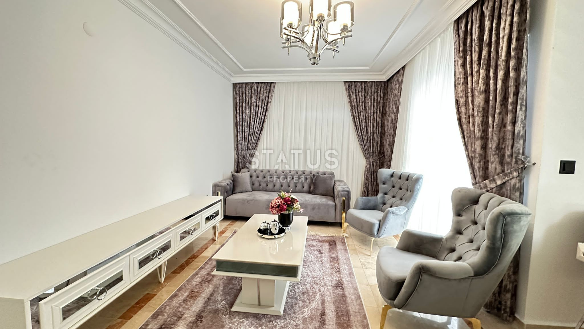 Апартаменты 2+1 у моря, полностью укомплектованы, район Оба, 105 м2 фото 2