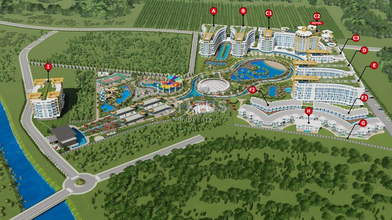 One-bedroom apartment in the largest and most sought-after residential complex in Turkler. 81m2 фото 35