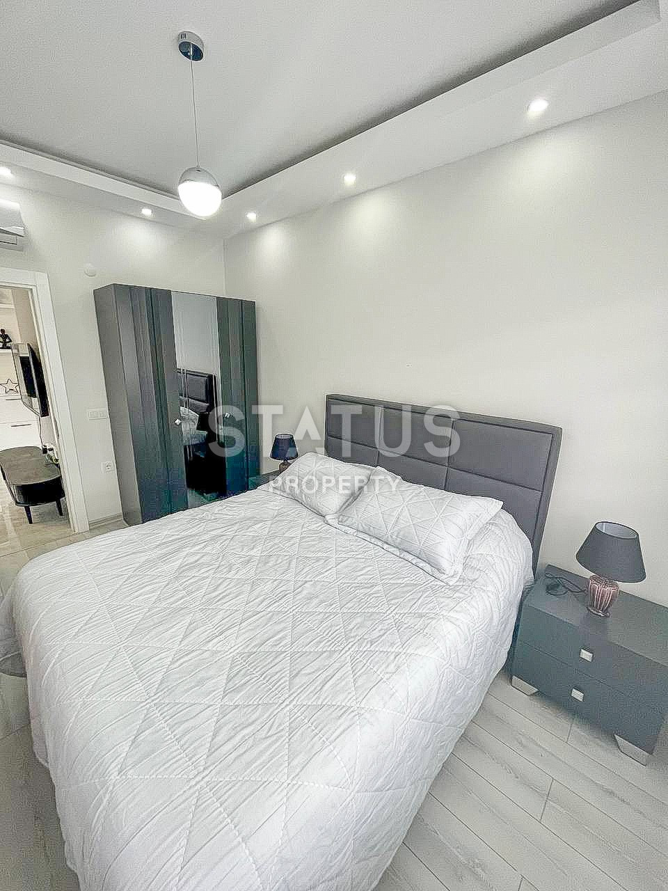 View apartment 1+1, in the center of Alanya, 850 meters from Keykubat beach, 56 m2. фото 7