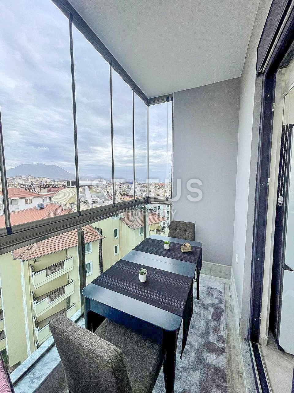 View apartment 1+1, in the center of Alanya, 850 meters from Keykubat beach, 56 m2. фото 11