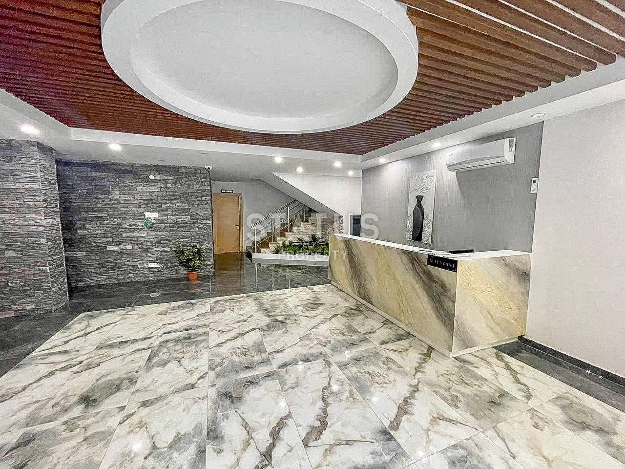 View apartment 1+1, in the center of Alanya, 850 meters from Keykubat beach, 56 m2. фото 14